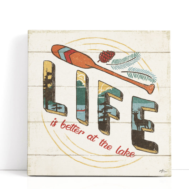Vintage Lake III - Canvas Print Wall Art