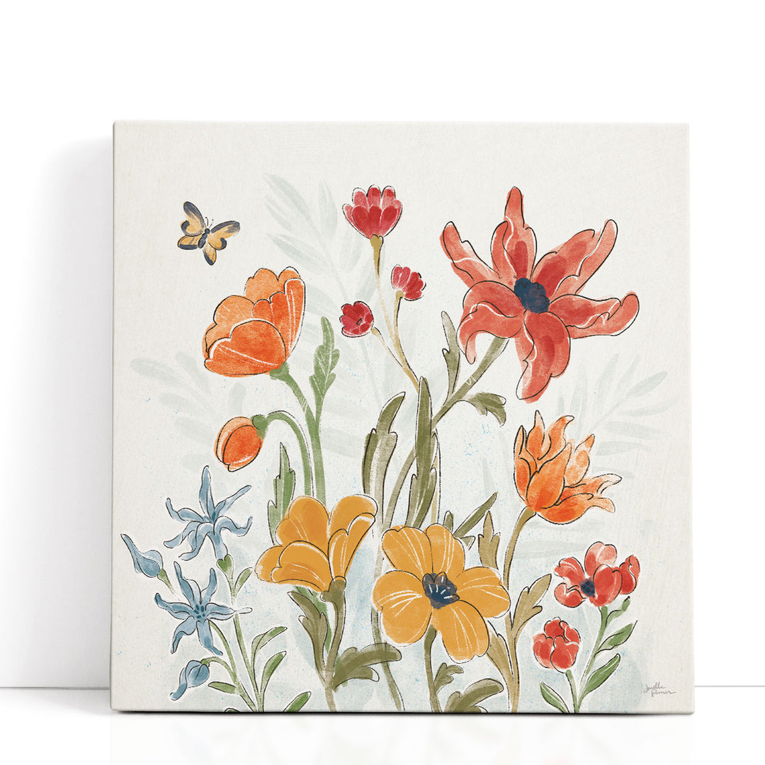 Spiced Petals II- Canvas Print Wall Art