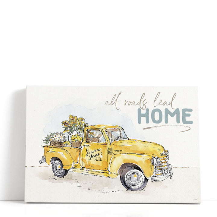 Farmhouse Flea Market I - Canvas Print Wall Art