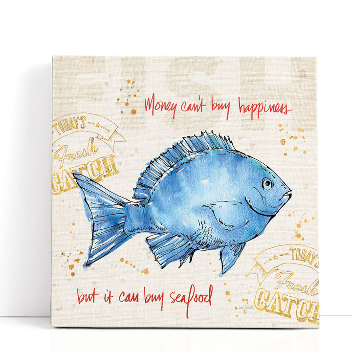 Coastal Catch III - Canvas Print Wall Art