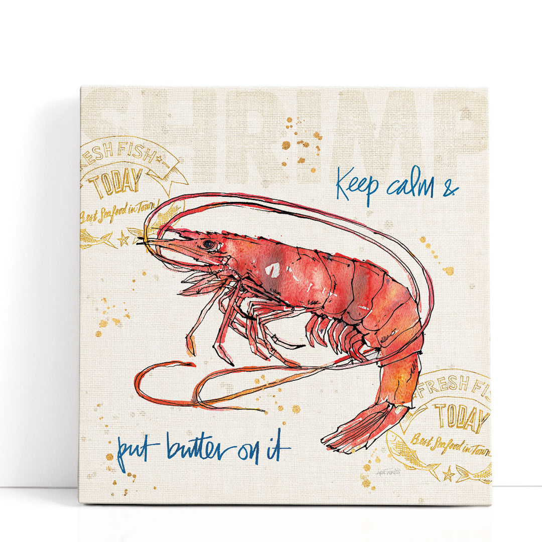 Coastal Catch IV - Canvas Print Wall Art