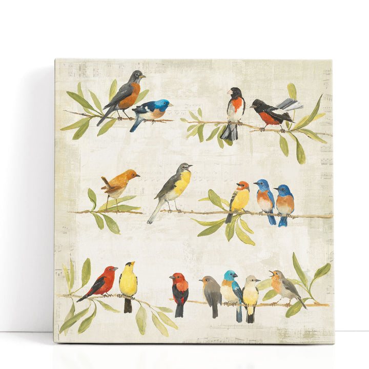 Adoration of the Magpie Music - Canvas Print Wall Art