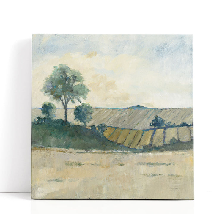 Fields Before the Storm - Canvas Print Wall Art