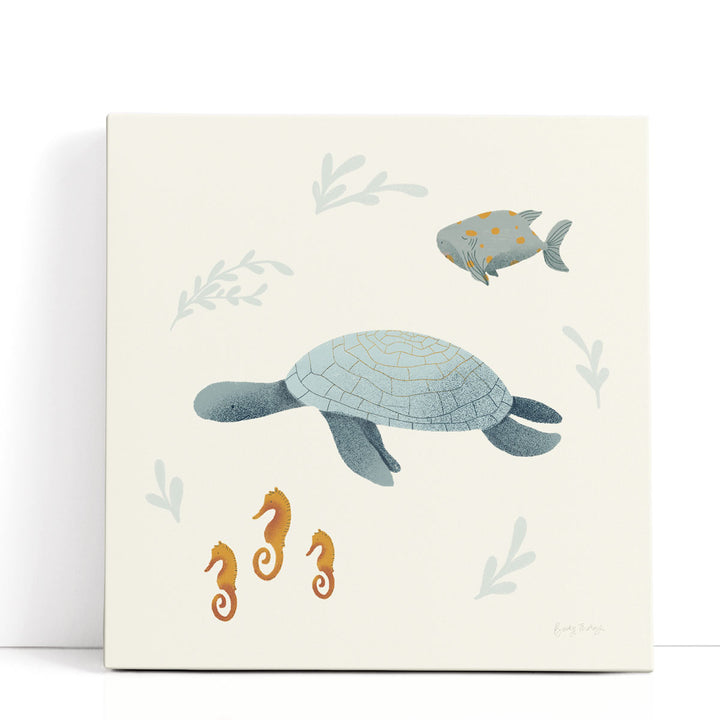 Ocean Life Sea Turtle - Canvas Print Wall Art