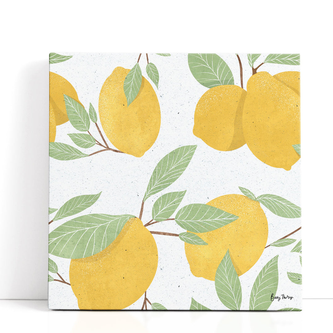 Yellow Lemon Wall Decor – vibrant lemon
