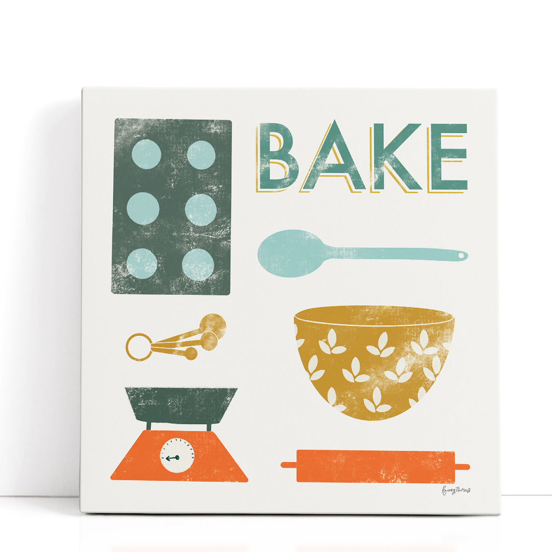 Retro Art Prints retro utensil collage art