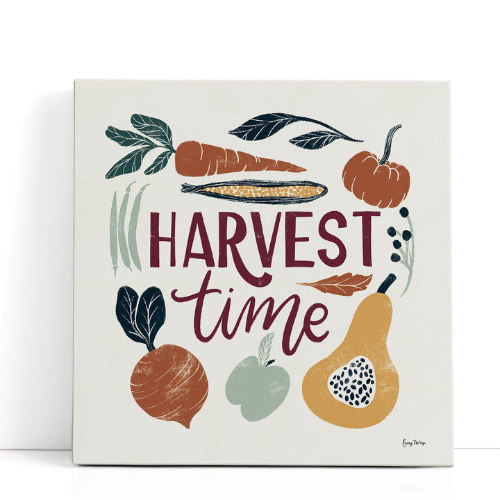 Harvest Lettering I - Canvas Print Wall Art