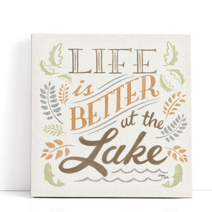 Lake Life I Green - Canvas Print Wall Art