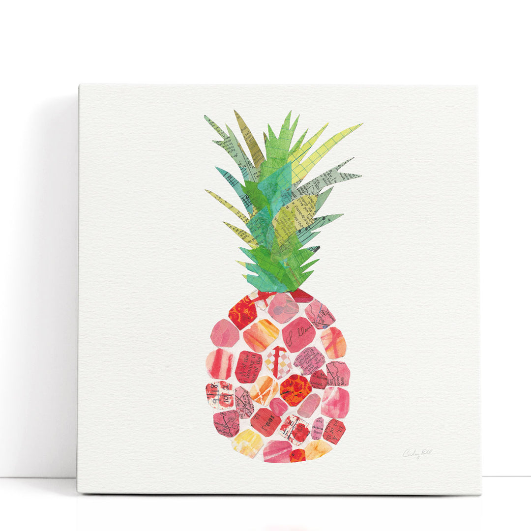 Modern Pineapple Wall Art tropical silhouette