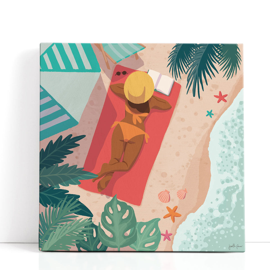 Beach Babes I - Canvas Print Wall Art