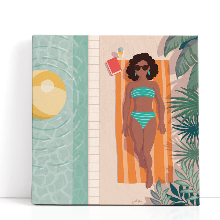 Beach Babes III - Canvas Print Wall Art