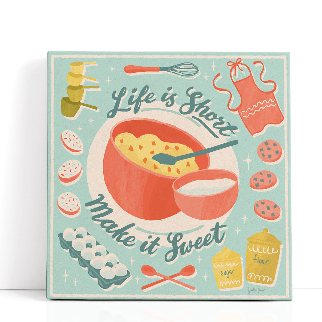 Culinary Kitchen Prints – red cookware illustration