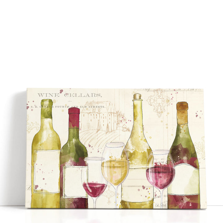 Chateau Winery I No Words - Canvas Print Wall Art