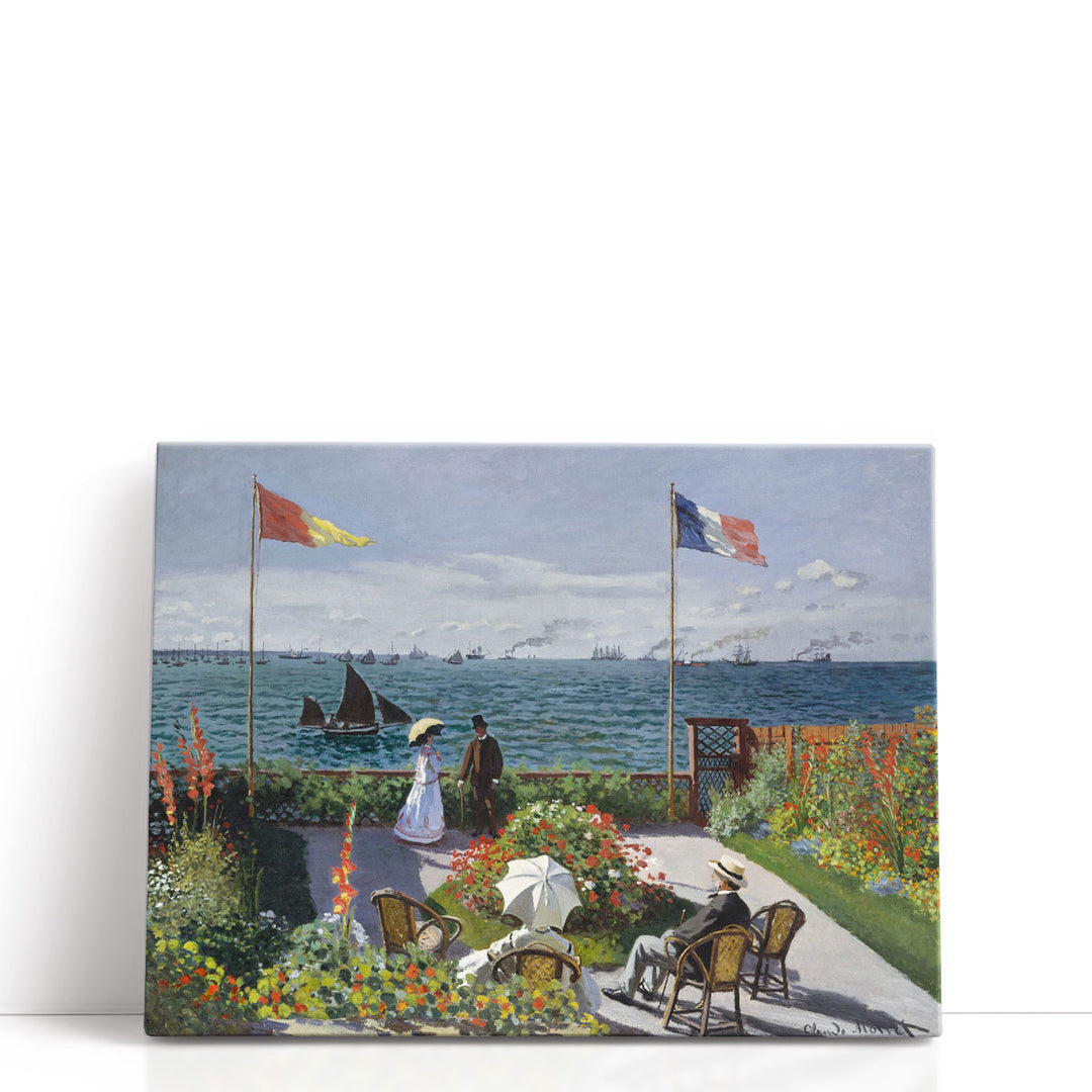 Garden at Sainte-Adresse - Canvas Print Wall Art