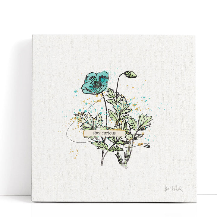 Thoughtful Blooms II Curious - Canvas Print Wall Art