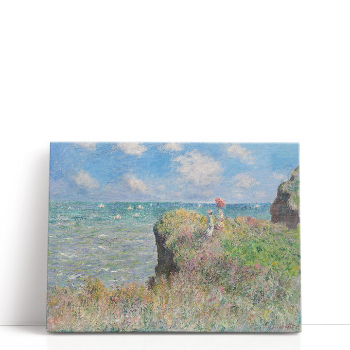 Cliff Walk at Pourville, 1882 - Canvas Print Wall Art