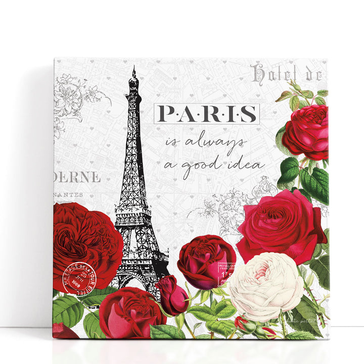 Rouge Paris II - Canvas Print Wall Art