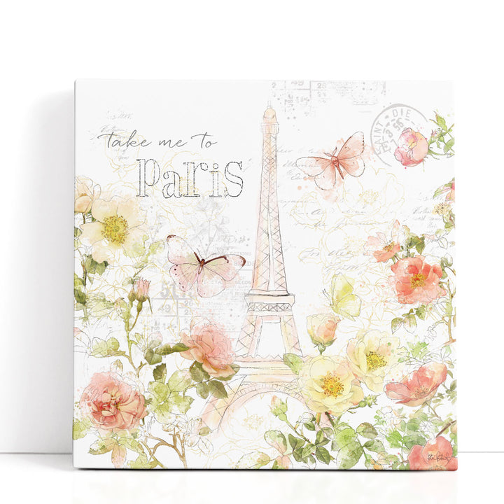 Painting Paris II - Canvas Print Wall Art