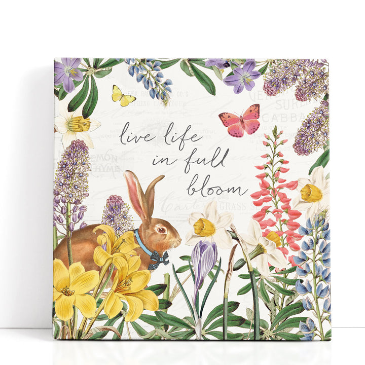 Easter Garden II Bow Tie - Canvas Print Wall Art