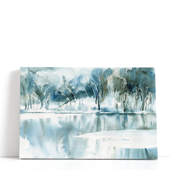 Blue Reflections - Canvas Print Wall Art