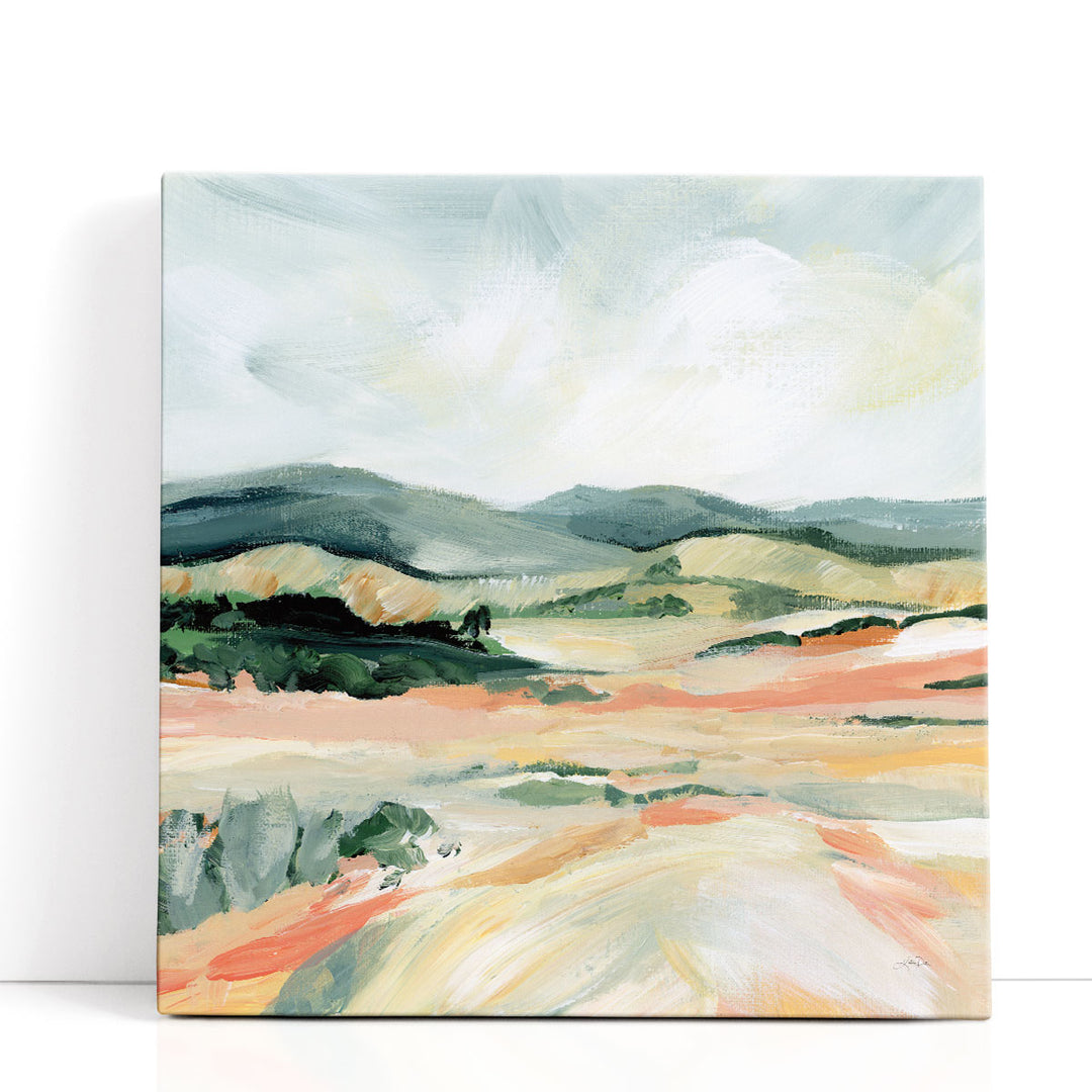 Vermillion Landscape I - Canvas Print Wall Art