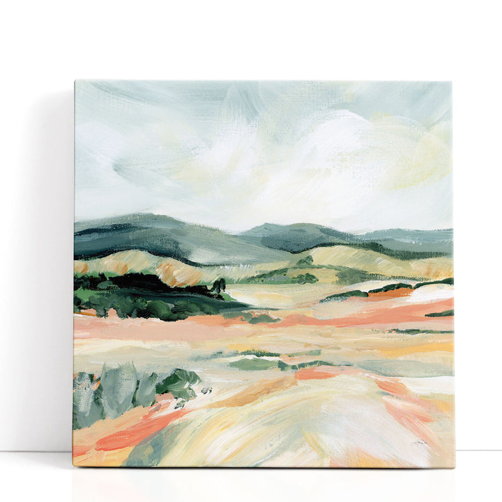 Vermillion Landscape I - Canvas Print Wall Art