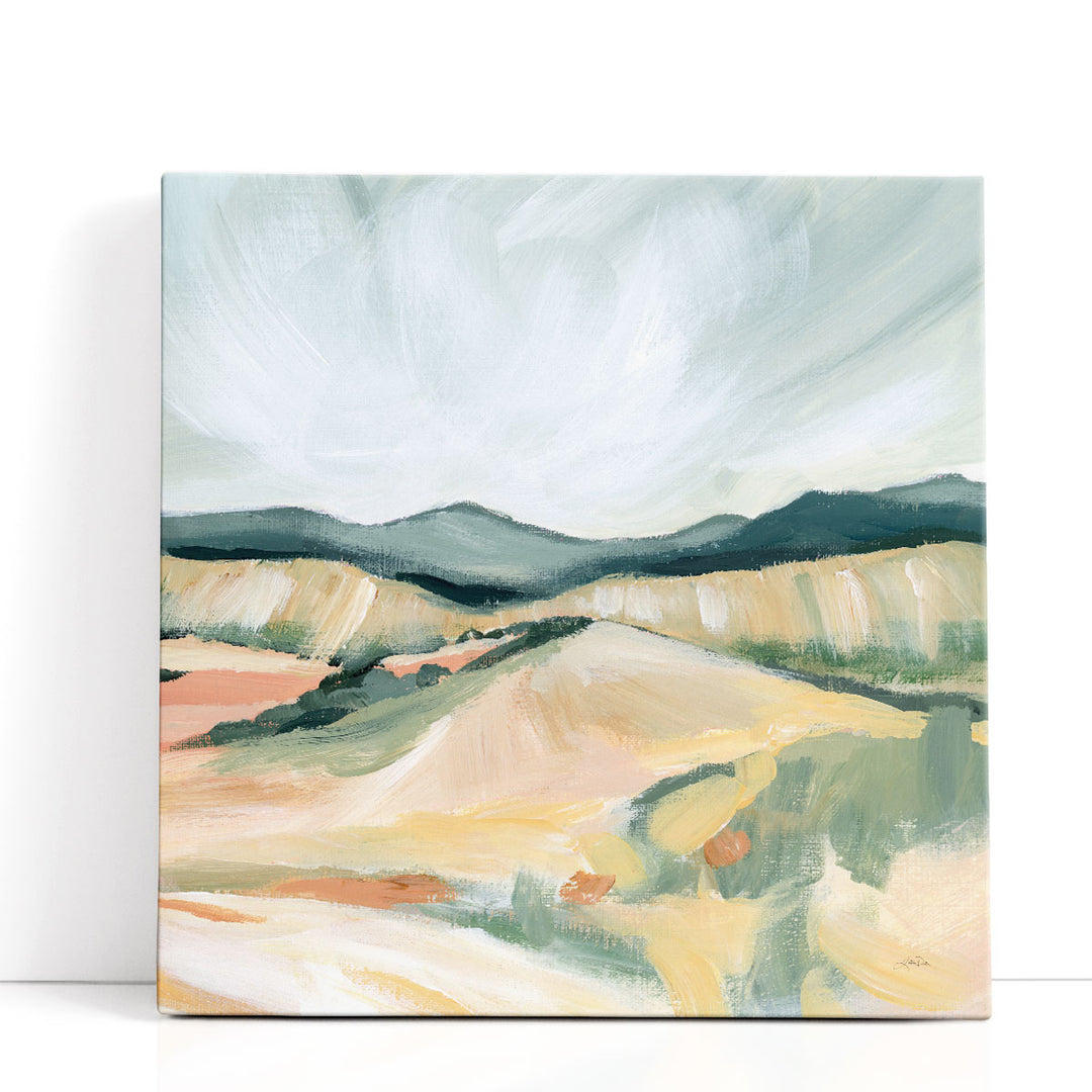 Vermillion Landscape II - Canvas Print Wall Art