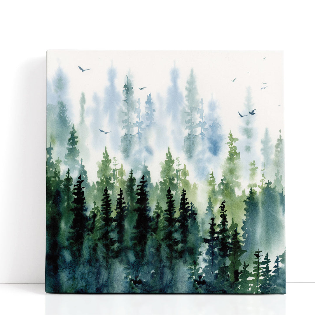 Evening Treeline - Canvas Print Wall Art