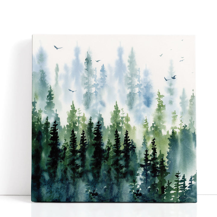 Evening Treeline - Canvas Print Wall Art