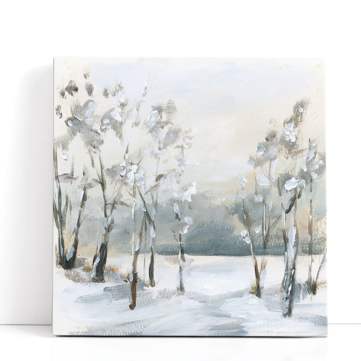 Snowy Winter Trees - Canvas Print Wall Art
