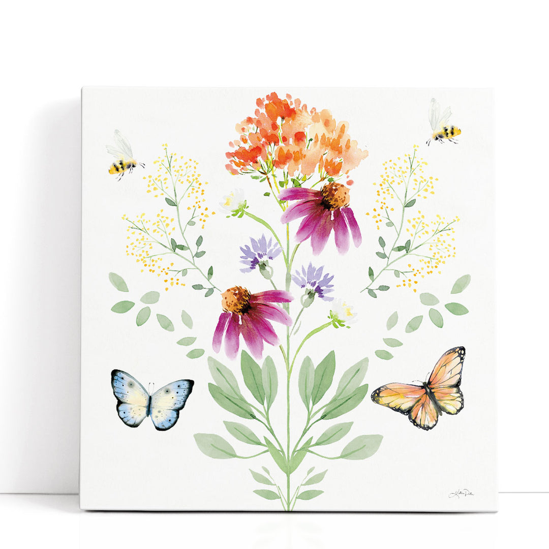 Wild for Wildflowers VIII - Canvas Print Wall Art