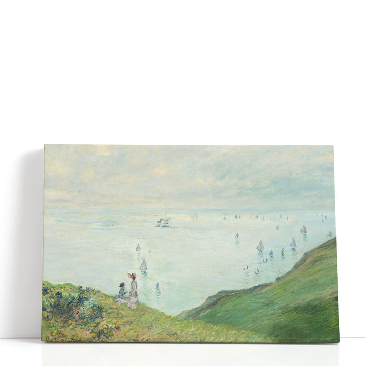 Cliffs at Pourville, 1882 - Canvas Print Wall Art