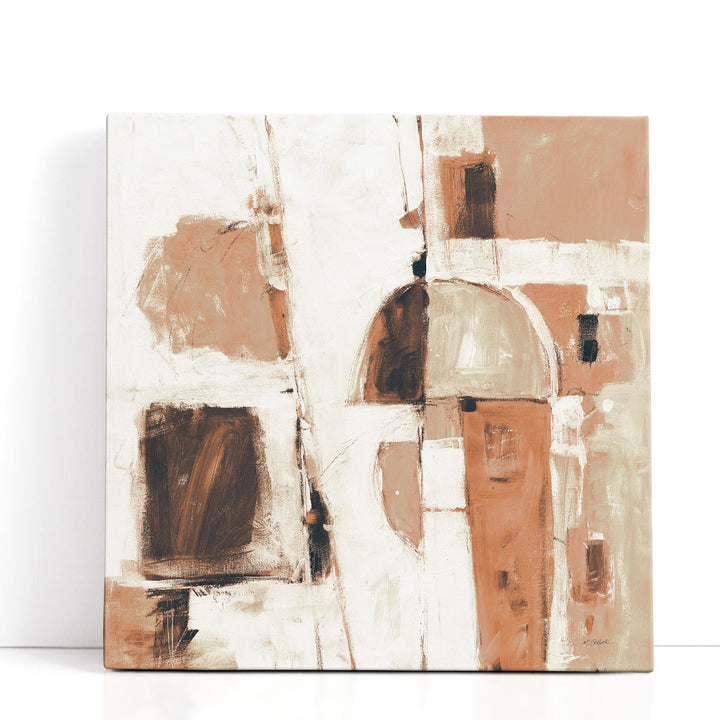 Down To The Street Neutral - Canvas Print Wall Art