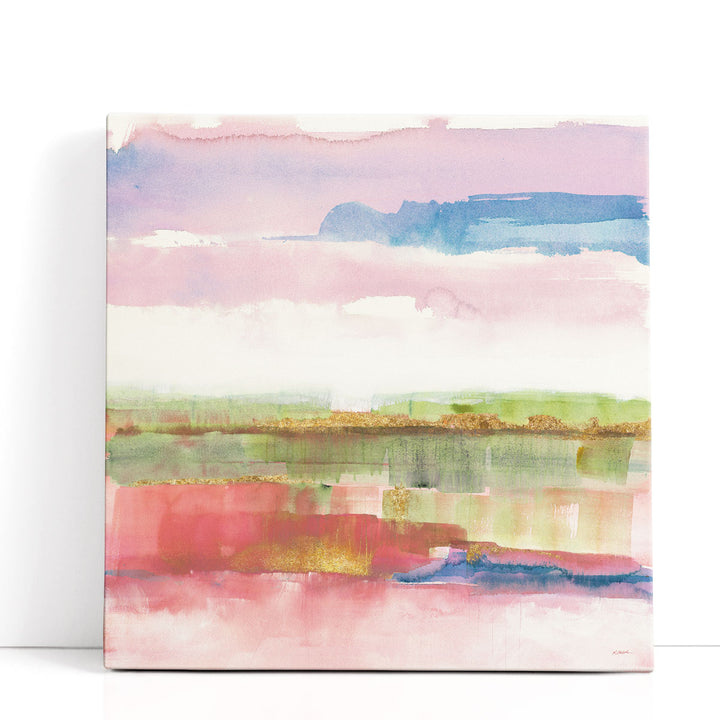 Influence Of Line And Color - Canvas Print Wall Art