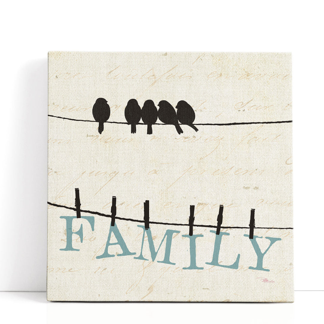 Bird Talk III - Canvas Print Wall Art