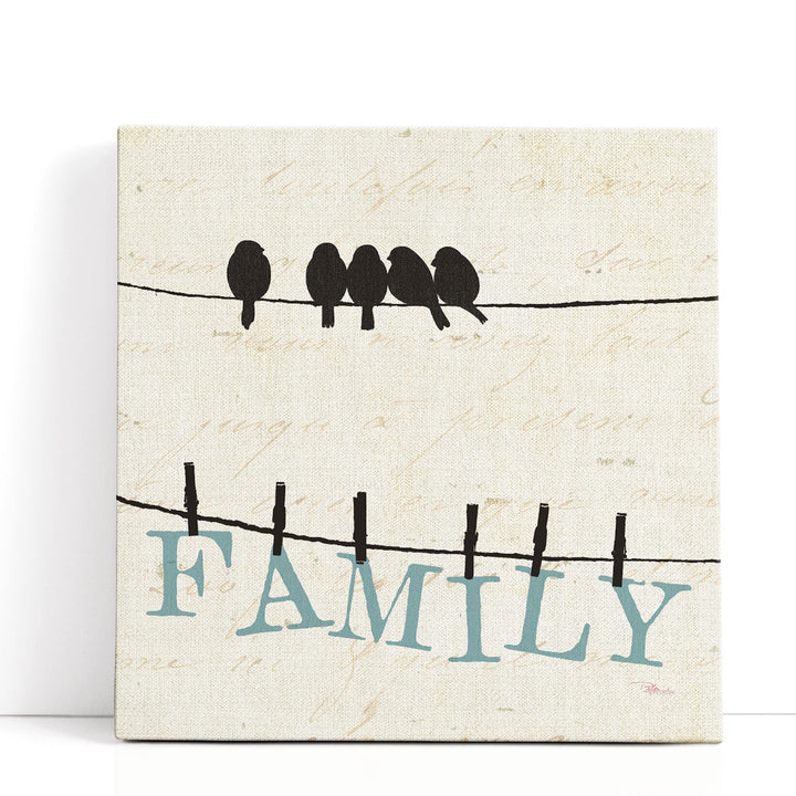 Bird Talk III - Canvas Print Wall Art