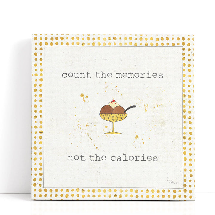 Quirky Kitchen Wall Art playful dessert lettering
