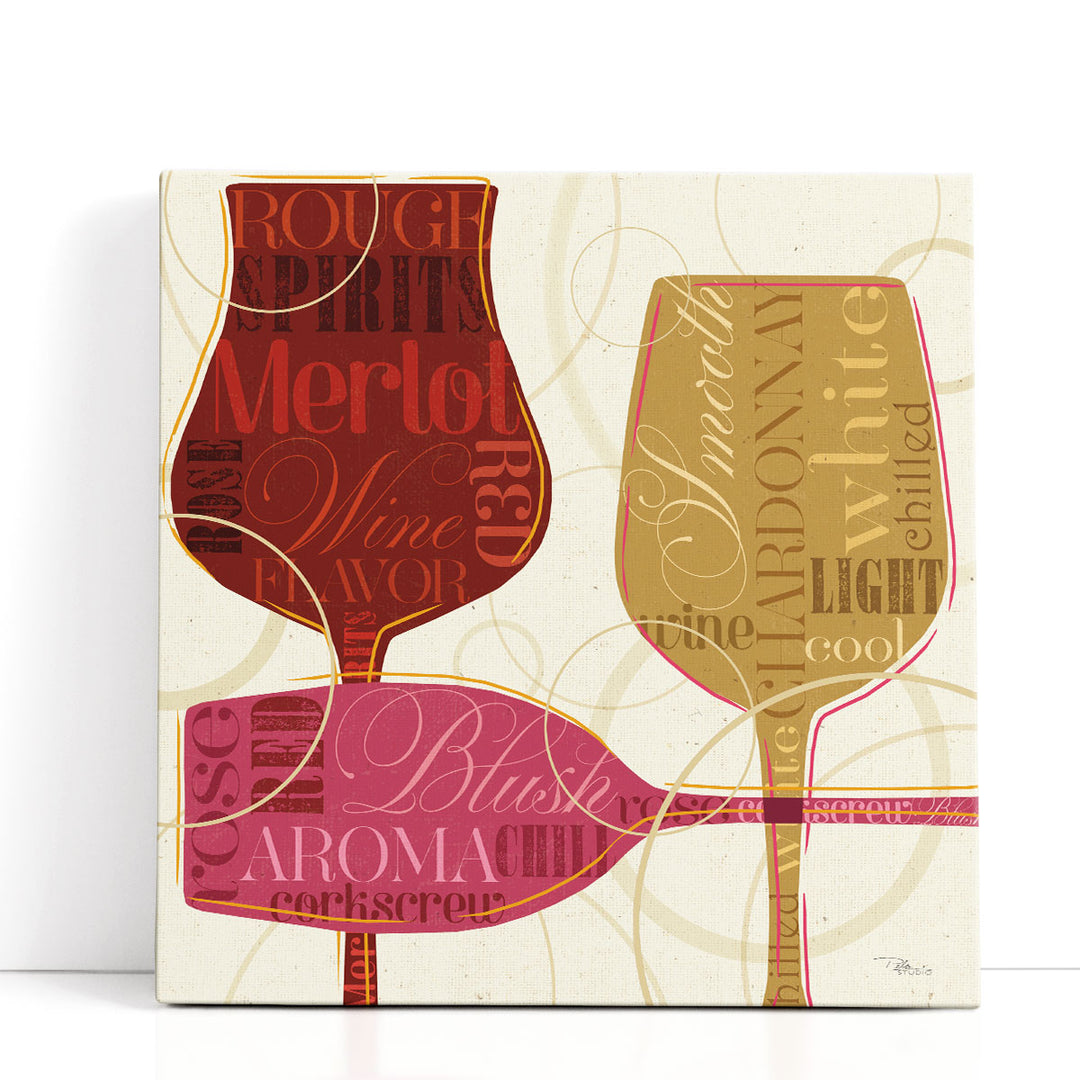 Wine Prints – wine glass silhouettes