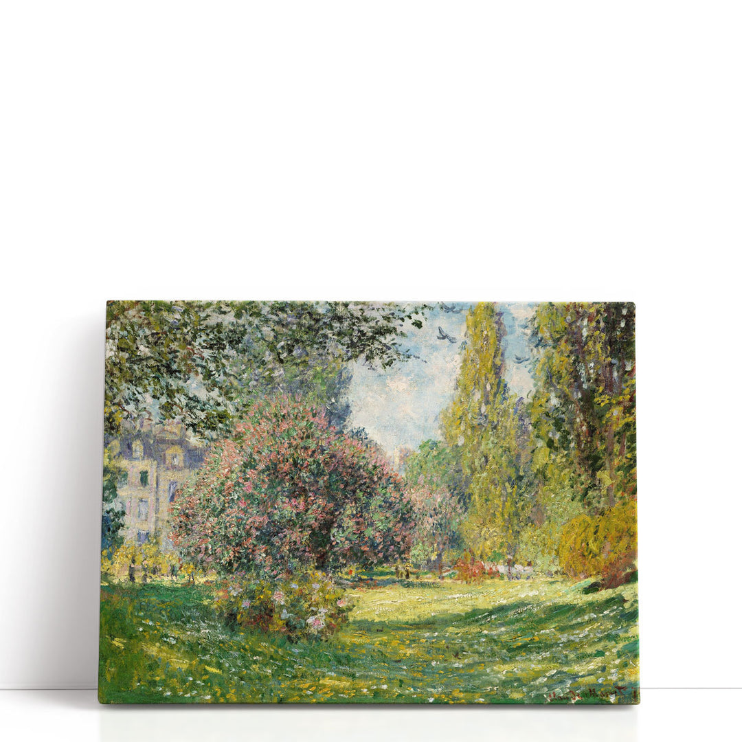 Landscape - The Parc Monceau, 1876 - Canvas Print Wall Art