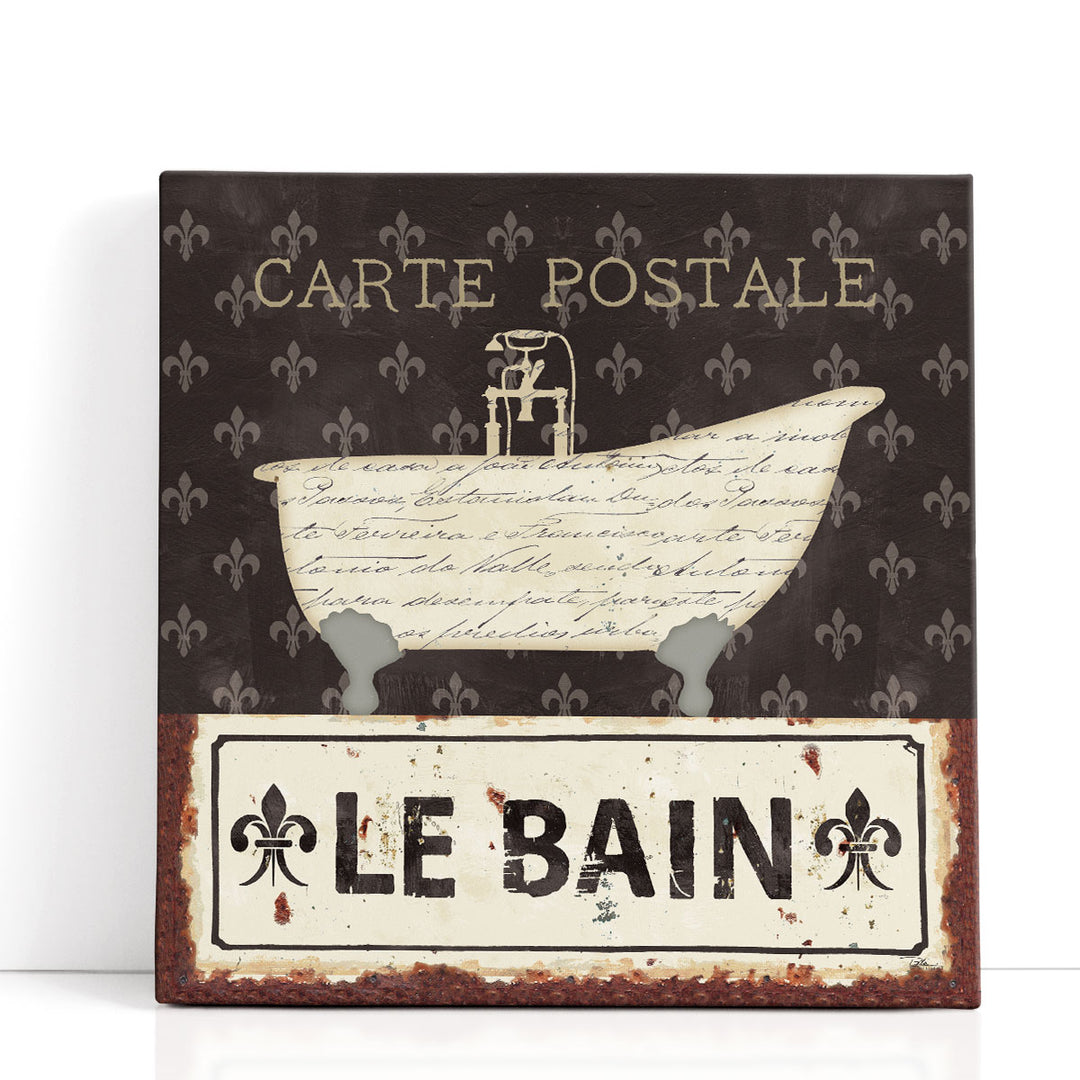 French Country Le Bain wall décor art
