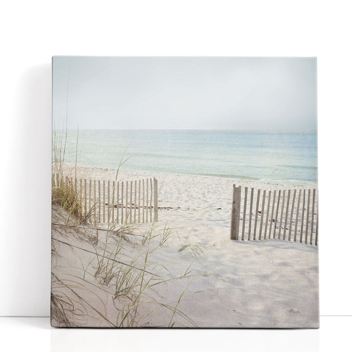 Beach Fence - Canvas Print Wall Art