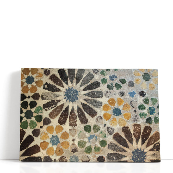 Alhambra Tile I - Canvas Print Wall Art