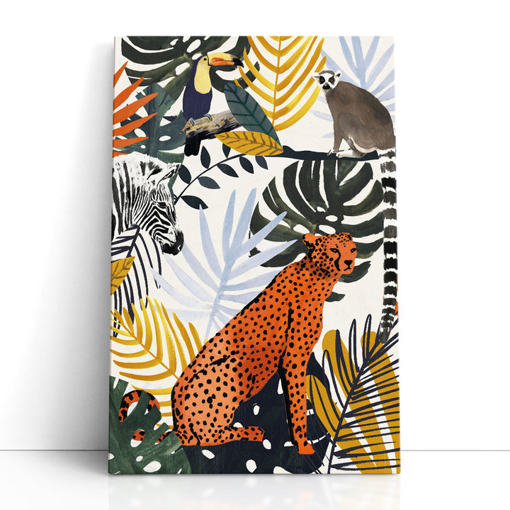 Jungle Jumble I - Canvas Print Wall Art