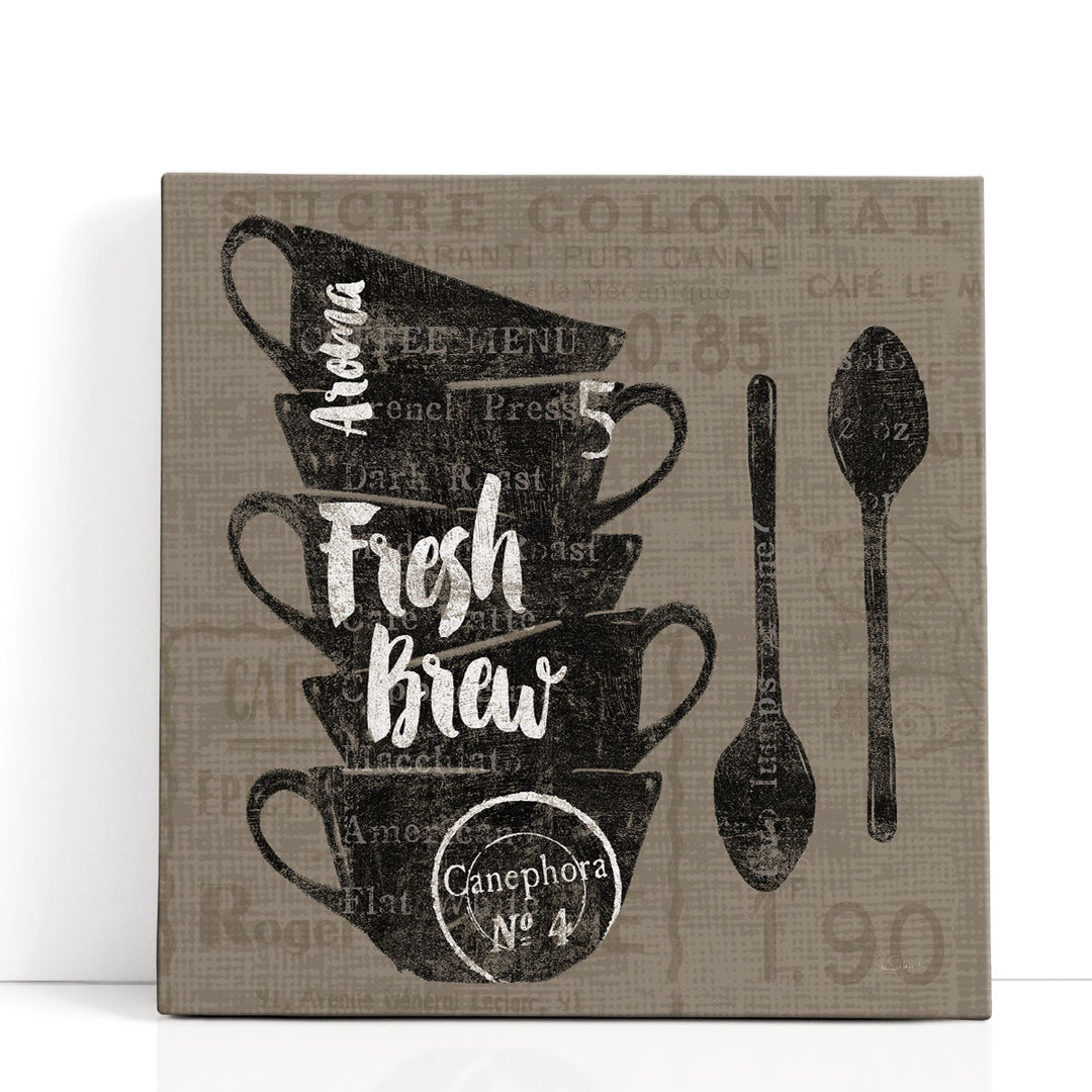 Teaware Wall Decor – monochrome teacup silhouettes