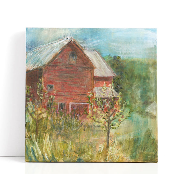Barn Orchard - Canvas Print Wall Art