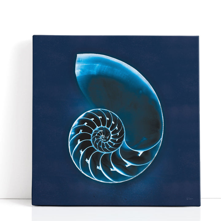 Cyanotype Sea II - Canvas Print Wall Art