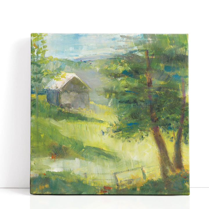 Gray Barn - Canvas Print Wall Art