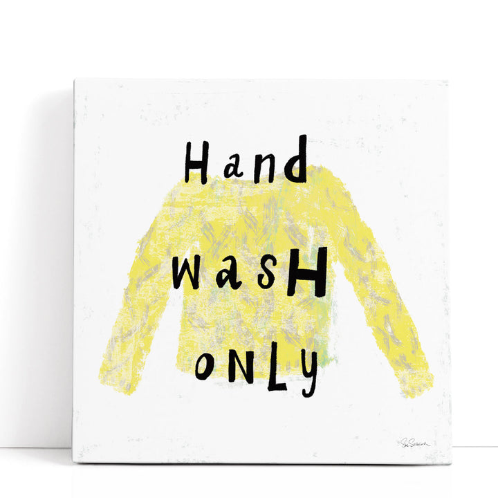Laundry Rules IV - Canvas Print Wall Art