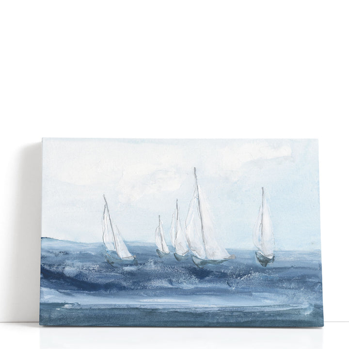 Group sailboat prints with ocean view
