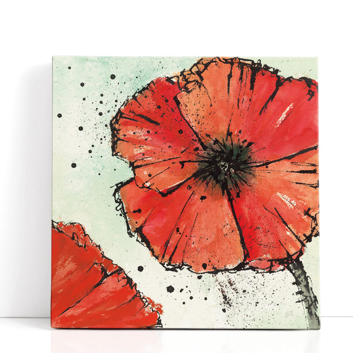 Not a California Poppy IV - Canvas Print Wall Art